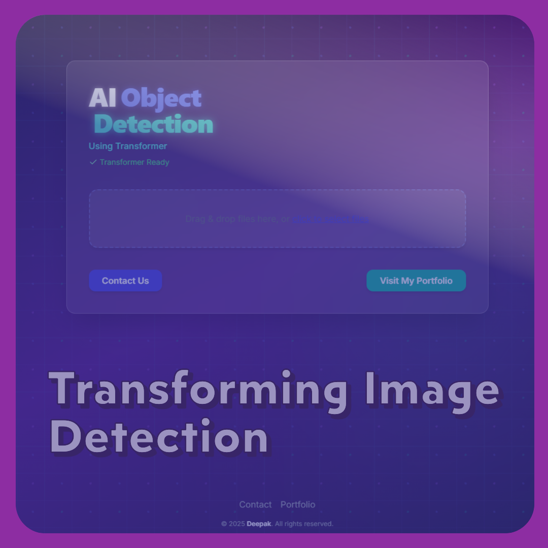 Object Detection Transformer Preview